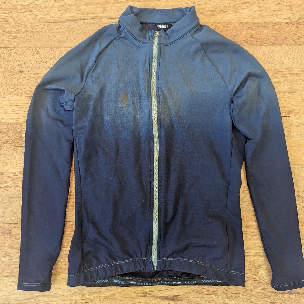 Ornot Women's Merino Jersey - tye dye blue size Medium